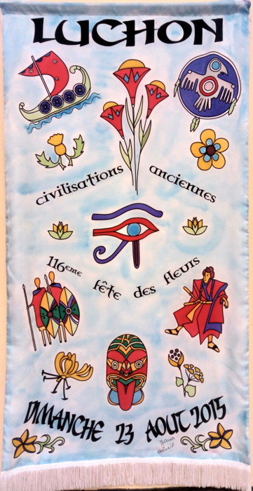 116 Fte des fleurs  Luchon en 2015 - Les Civilisations anciennes
